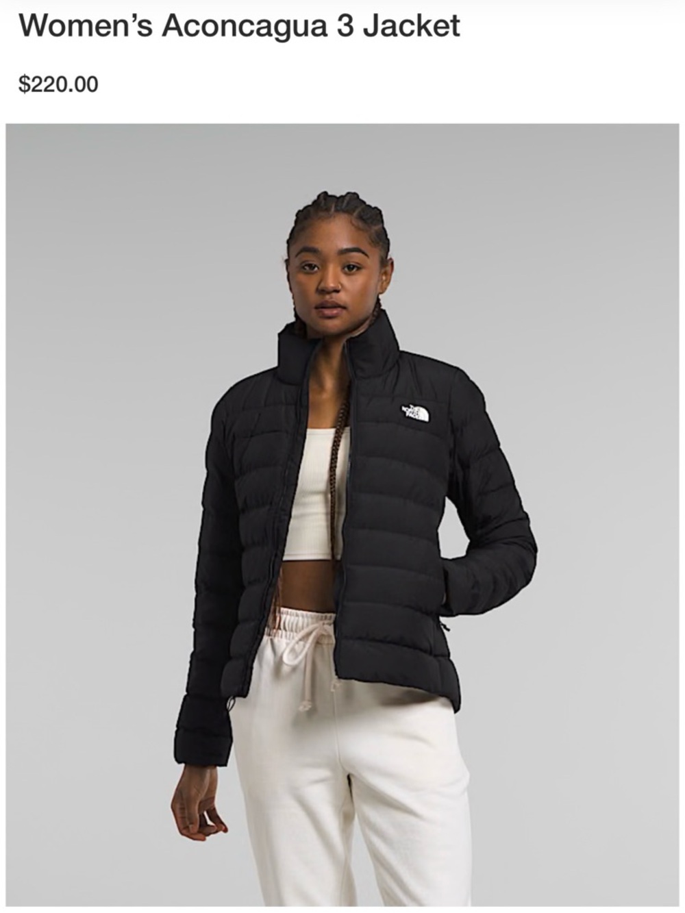 The North Face Women’s Aconcagua 3 Jacket — Black